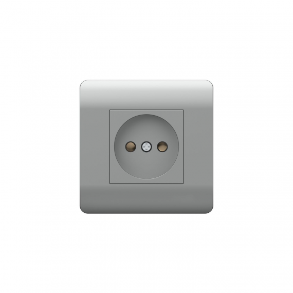 Фотография товара 'CHINT 431409 (NEW3-E) Розетка б/з со шторками, 16А'