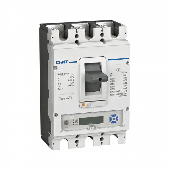 Фотография товара 'CHINT 273108 Авт. выкл. защиты двигателя NM8N-800R EMM 800А 150кА 3P, LCD (R)'