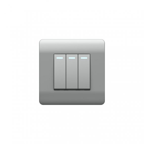 Фотография товара 'CHINT 431513 (NEW3-E) Переключатель 3-клавишный с подсветкой, 10А'