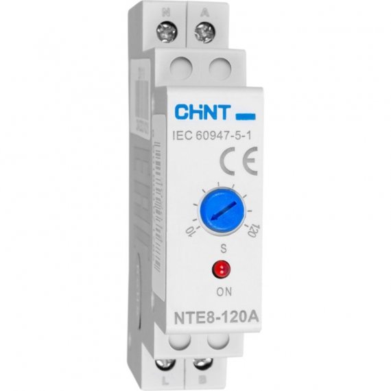 Фотография товара 'CHINT Реле времени NTE8-120A (задержка времени выключения)  12-120с, 1НО, DC24В (R)(CHINT) 257899'