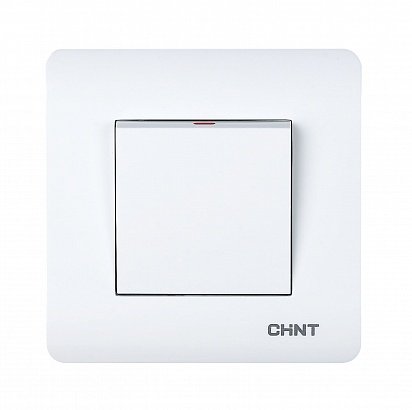 Фотография товара 'CHINT 1-клавишный выключатель 10А 250В NEW3 (CHINT) 715377'
