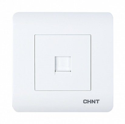 Фотография товара 'CHINT Розетка RJ-45 8-проводная (интернет) NEW3 (CHINT) 715395'