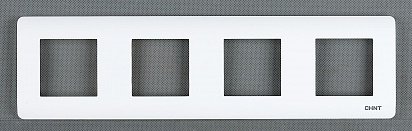 Фотография товара 'CHINT 4-местная рамка NEW3 (CHINT) 715406'