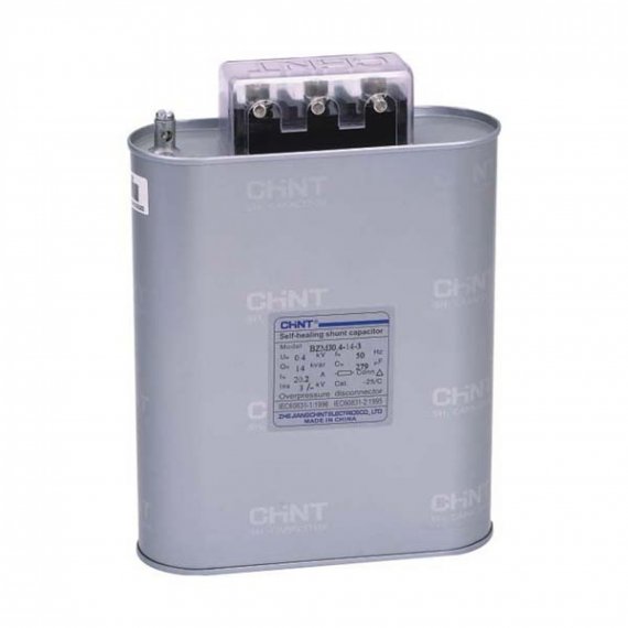 Фотография товара 'CHINT 516304 Трехфазный конденсатор BZMJ 0.4-50-3 АС400В, 50 кВАр'
