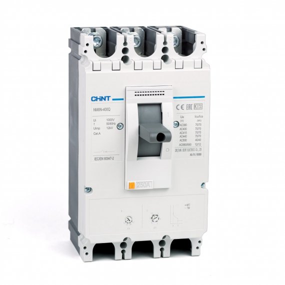 Фотография товара 'CHINT 269221 Авт. выкл. NM8N-400R TM 3P 250А 150кА с рег. термомаг. расцепителем (R)'