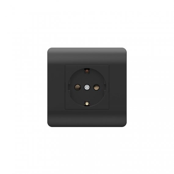 Фотография товара 'CHINT 431484 (NEW3-E) Розетка с/з со шторками, 16А'