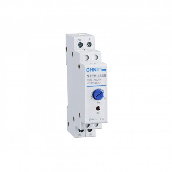 Фотография товара 'CHINT 302018 Реле времени NTE8-10B (задержка времени включения) 0.1-10с, 1НО, AC230В'