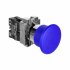 Фотография товара 'CHINT 575186 Кнопка управления "Грибок" ?40мм самовозв. NP2-BC62 без подсветки, синяя 1НЗ, IP40 (R)'